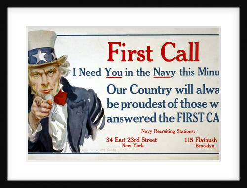 First Call poster by James Montgomery Flagg