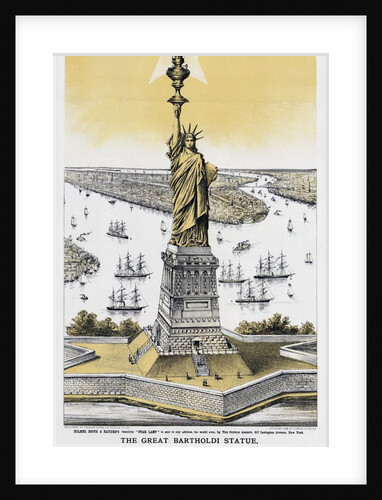 The Great Bartholdi Statue by Currier & Ives