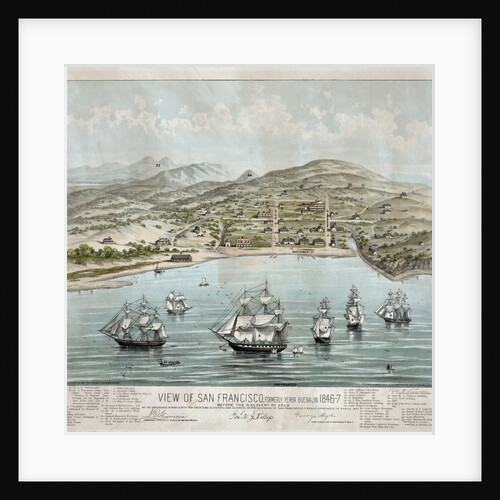 View of San Francisco, formerly Yerba Buena, in 1846-7 by Anonymous