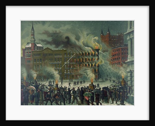 The New-York "World Building" Fire by Anonymous