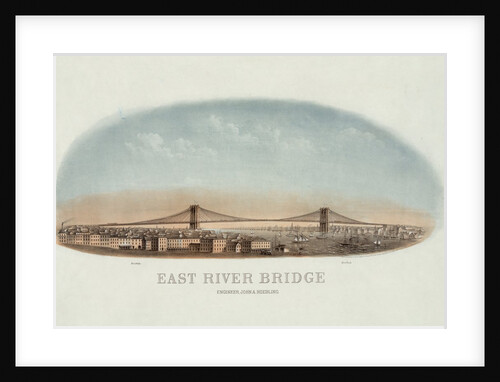 East River Bridge by Anonymous