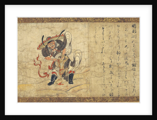 Shoki from Extermination of Evil hanging scroll by Anonymous