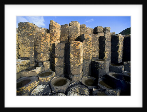 Columnar basalt at Giant's Causeway by Anonymous