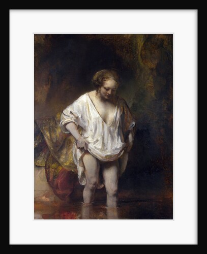 Woman Bathing in a Stream by Rembrandt van Rijn