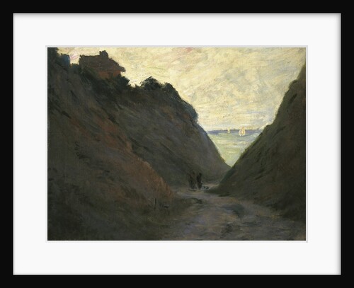 The Sunken Road in the Cliff at Varengeville by Claude Monet