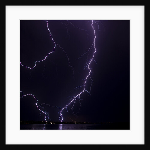 Lightning strike by Anonymous