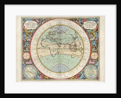 Plate 13 from Harmonia Macrocosmica by Andreas Cellarius