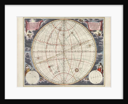 Plate 12 from Harmonia Macrocosmica by Andreas Cellarius