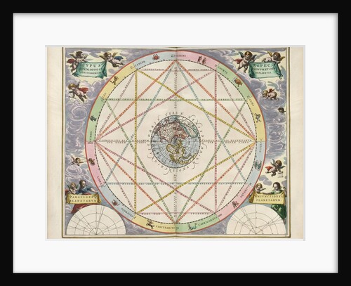 Plate 15 from Harmonia Macrocosmica by Andreas Cellarius