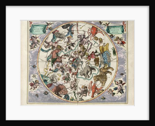 Plate 24 from Harmonia Macrocosmica by Andreas Cellarius