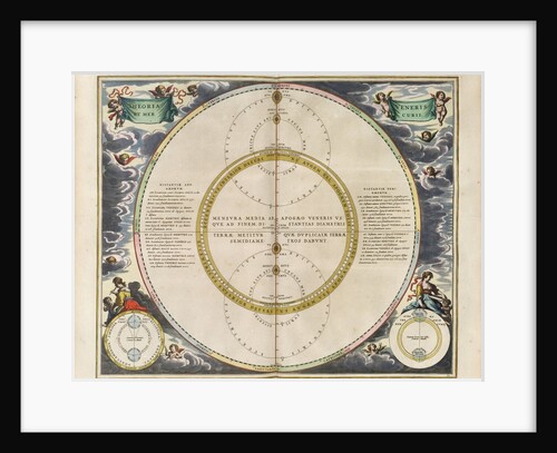 Plate 21 from Harmonia Macrocosmica by Andreas Cellarius