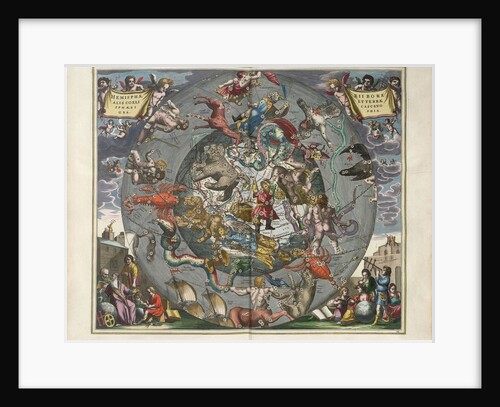 Plate 25 from Harmonia Macrocosmica by Andreas Cellarius