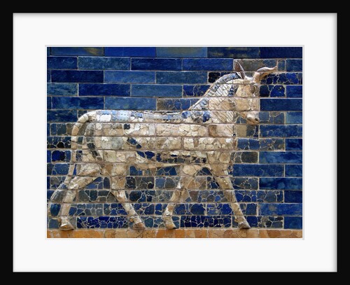 Detail of auroch on Ishtar Gate at Pergamon Museum by Anonymous