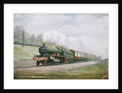 Postcard of Cornish Riviera Express of the Great Western Railway by Anonymous