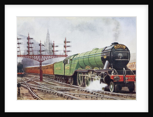 Flying Scotsman steam locomotive by Anonymous