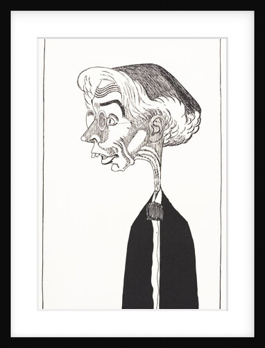 Caricature of Art Critic Roger Fry by Anonymous