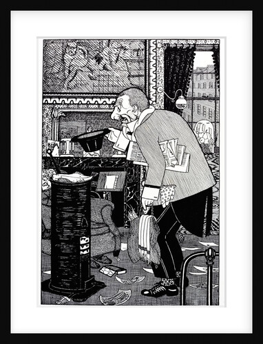 Caricature of impressionist painter Walter Richard Sickert by Anonymous