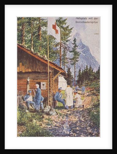 Austrian Red Cross card from WWI by Anonymous