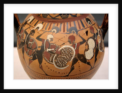 Tyrrhenian Group amphora with phalanx by Fallow Deer Painter by Anonymous