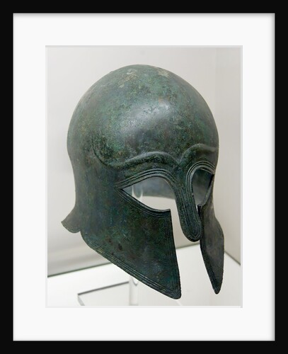 Corinthian helmet by Anonymous