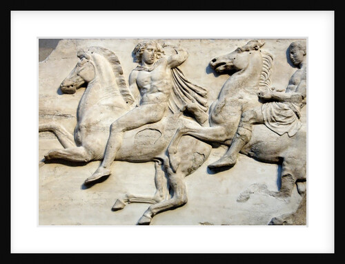 Cavalcade from the west frieze of the Parthenon by Anonymous