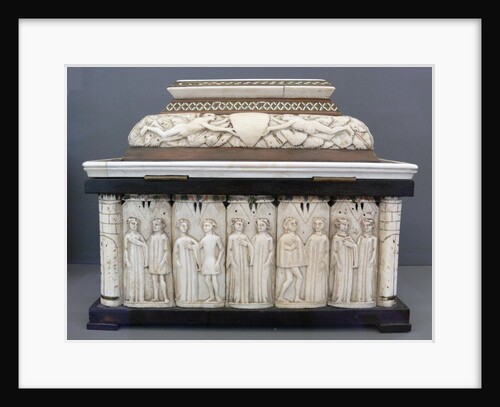 Embriachi workshop jewelery casket with pairs of lovers by Anonymous