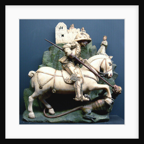 Sculpture of Saint George Slaying the Dragon by Anonymous