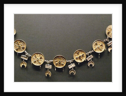 7th century necklace with pendants by Anonymous