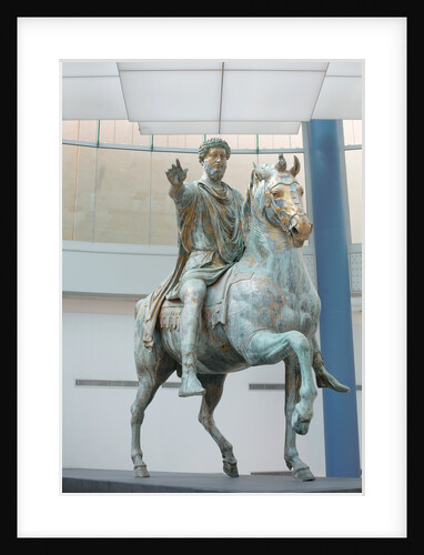 Equestrian Statue of Marcus Aurelius at Capitoline Museum by Anonymous