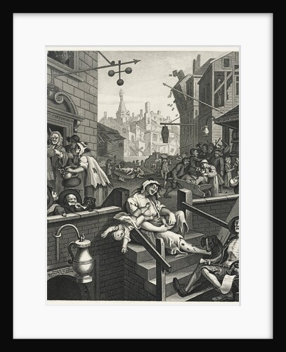 Gin Lane by William Hogarth