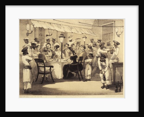 British colonials having dinner by Anonymous