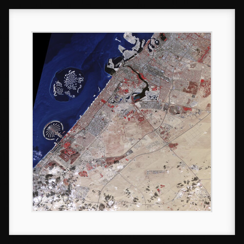 Dubai and the manmade Palm Islands and The World Islands by Anonymous