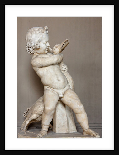 Roman copy of Hellenistic statue of a boy strangling a goose by Anonymous