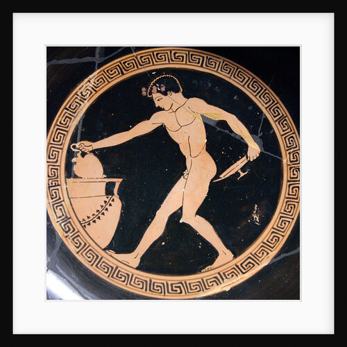 Attic red-figure cup by the Cage Painter by Anonymous