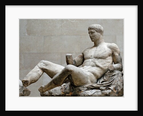 Sculpture of reclining Dionysos by Anonymous