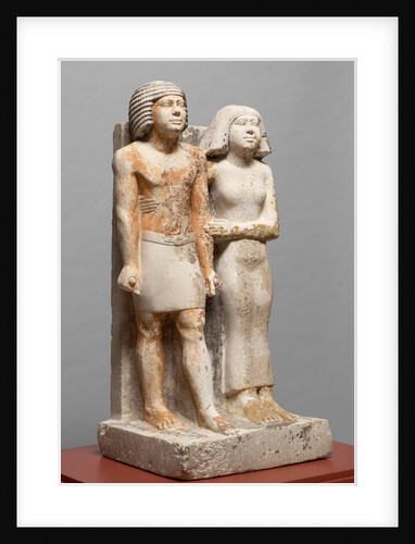 Egyptian Fifth Dynasty statue of Kapuptah and his wife by Anonymous