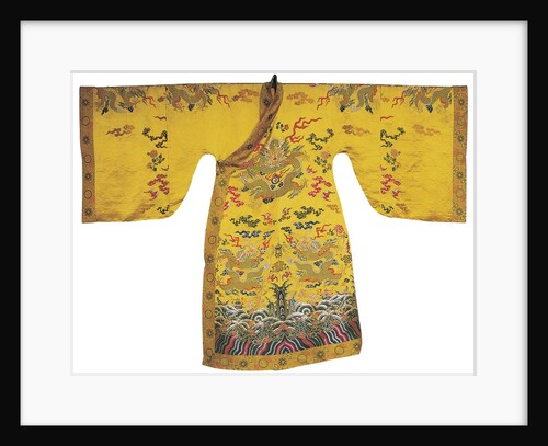 Qing Dynasty dragon robe of Ryukyu king by Anonymous