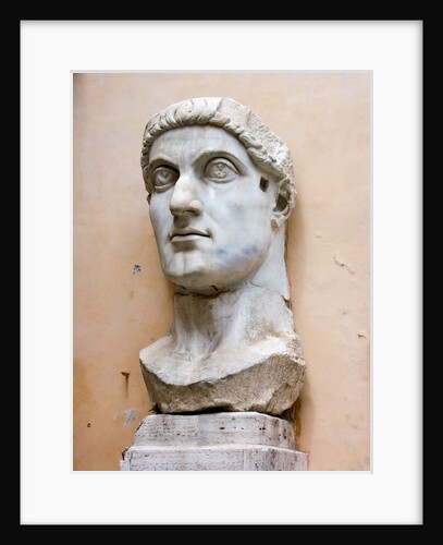 Late Antique Roman Colossal Head of Constantine by Anonymous