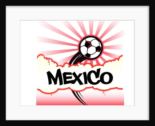 Soccer Burst Mexico by Anonymous