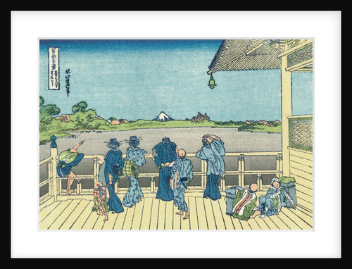 Sazai Hall of the Five-Hundred-Rakan Temple by Katsushika Hokusai