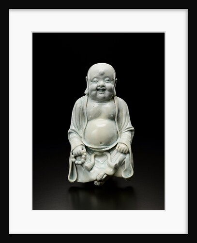 Sculpture of happy Buddha by Anonymous