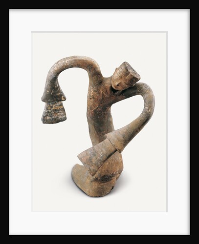 Han Dynasty sculpture of terracotta dancer by Anonymous