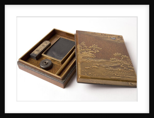 18th century Japanese lacquered writing case by Anonymous