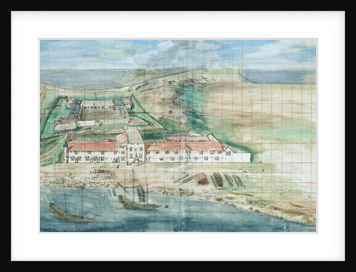 Painting of Fort Zeelandia by Anonymous