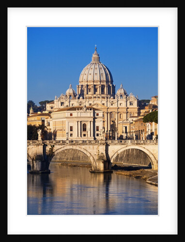 Sant'Angelo Bridge and St. Peter's Basilica by Anonymous