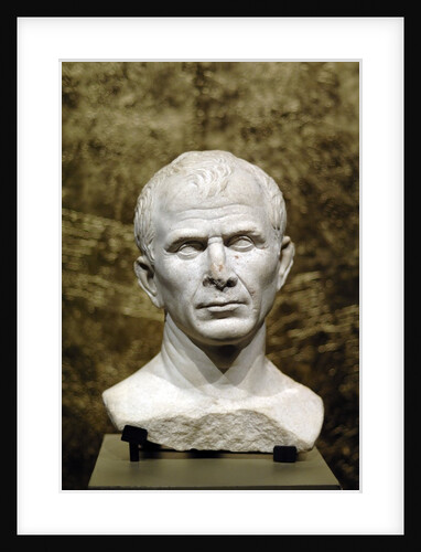 Marble bust of Julius Caesar from the Rhone River by Anonymous