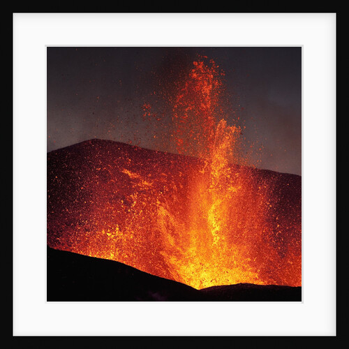 Eruption at Eyjafjallajokull glacier by Anonymous