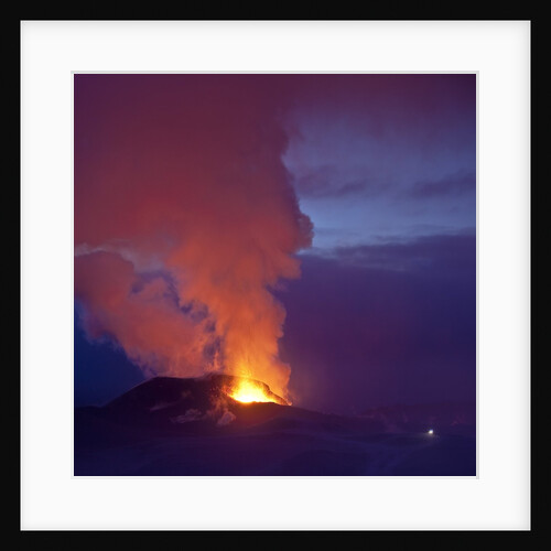 Eruption at Eyjafjallajokull glacier by Anonymous