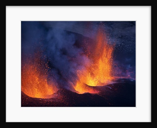 Lava erupting from Eyjafjallajokull by Anonymous