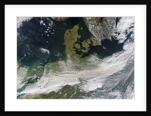 Ash from Eyjafjallajokull Volcano eruption over Europe by Anonymous